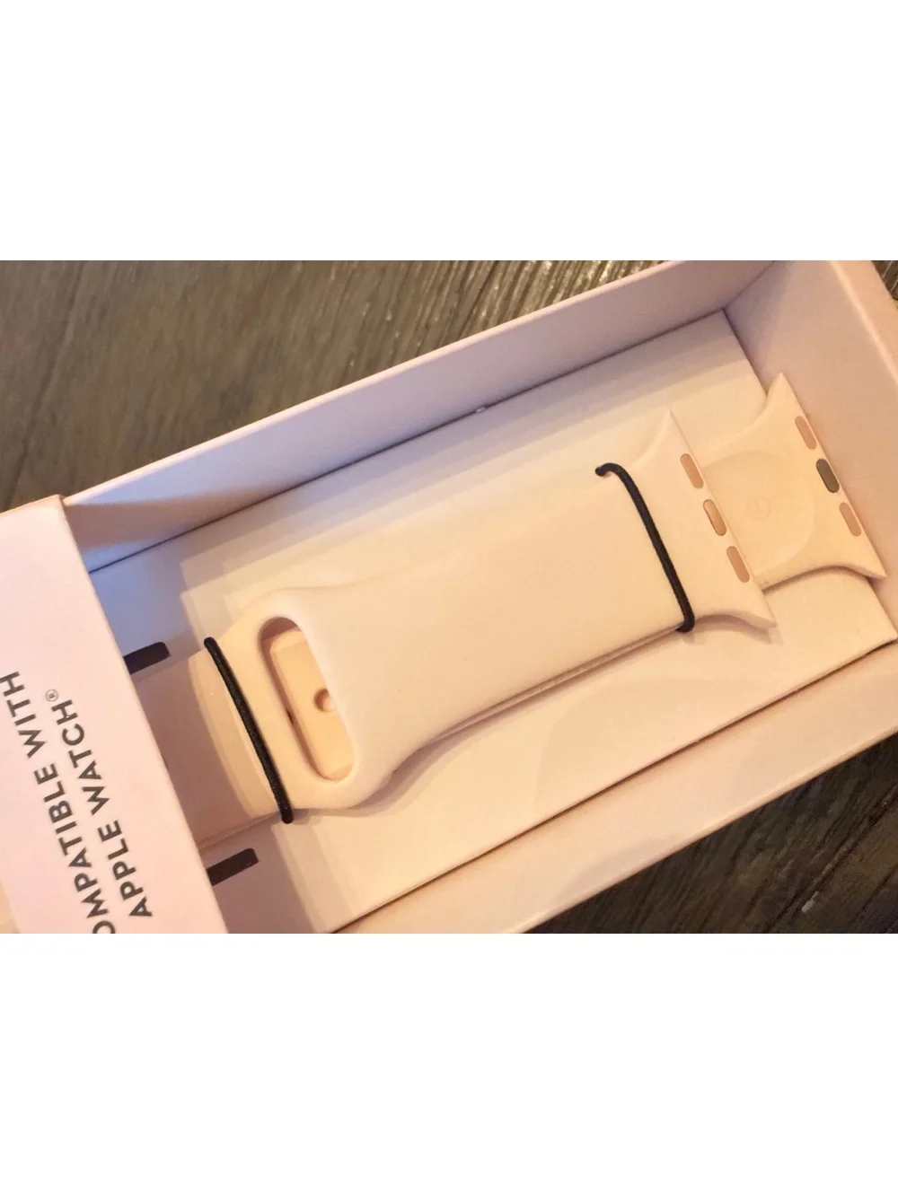 Kate Spade New York Compatible Apple Watch Band - Light Pink Silicone